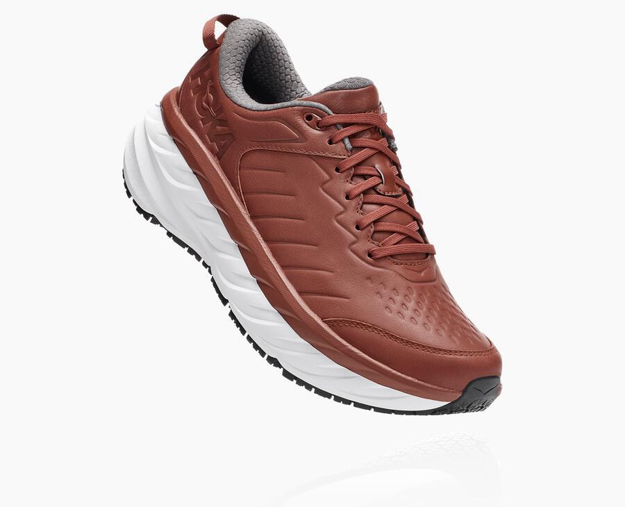 Hoka Australia One One Bondi Sr - Mens Running Shoes Brown - CNOEP-9680